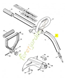 Arbre entrainement (flexible) 4130-711-3200 stihl