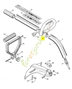 Collier de serrage stihl réf : 4144-791-9401