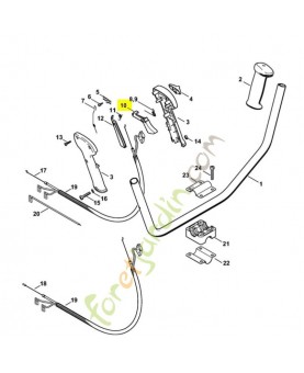 Manette des gaz Stihl réf. 4128-182-1000