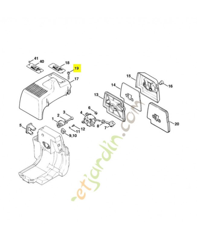 Vis cylindrique is m4 x 25