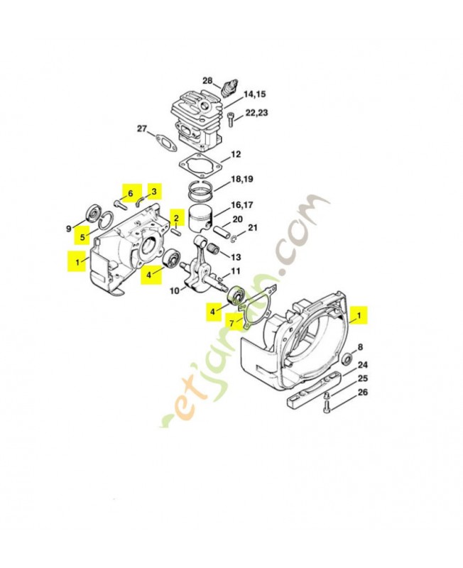 Carter complet fs 160/180 Carter complet fs 160/180