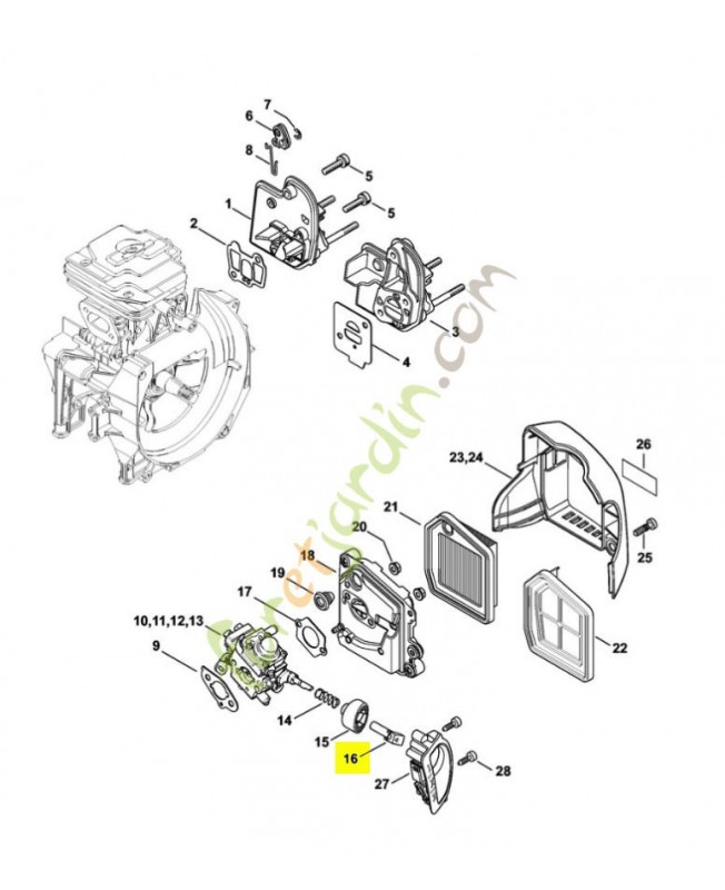 Levier 4147-182-2802. Pièce de rechange Sithl  Levier 4147-182-2802. Pièce de rechange Sithl