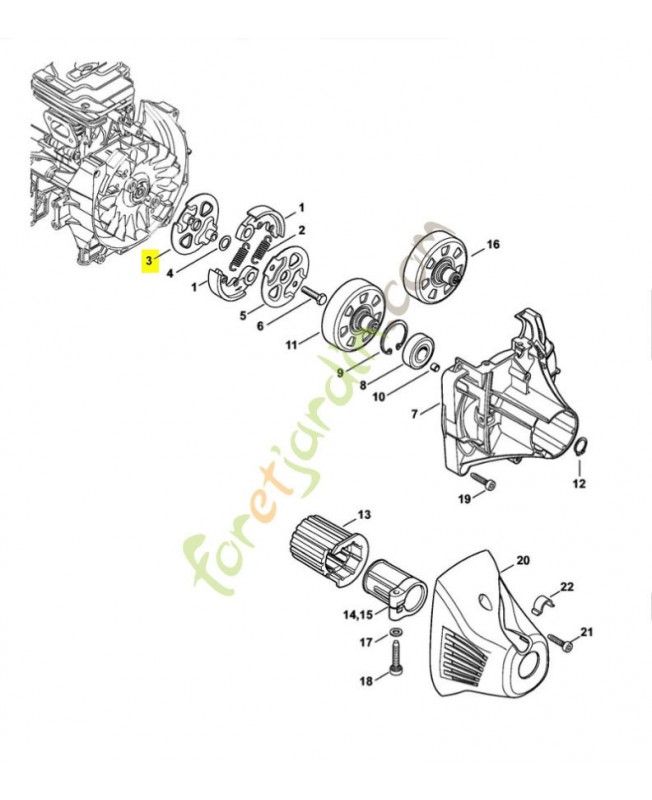Rondelle recouvrement Rondelle recouvrement