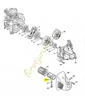 Collier de serrage stihl réf : 4147-791-9411