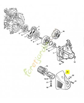 Recouvrement 4147-161-1201 - Pièce de détachée Sithl