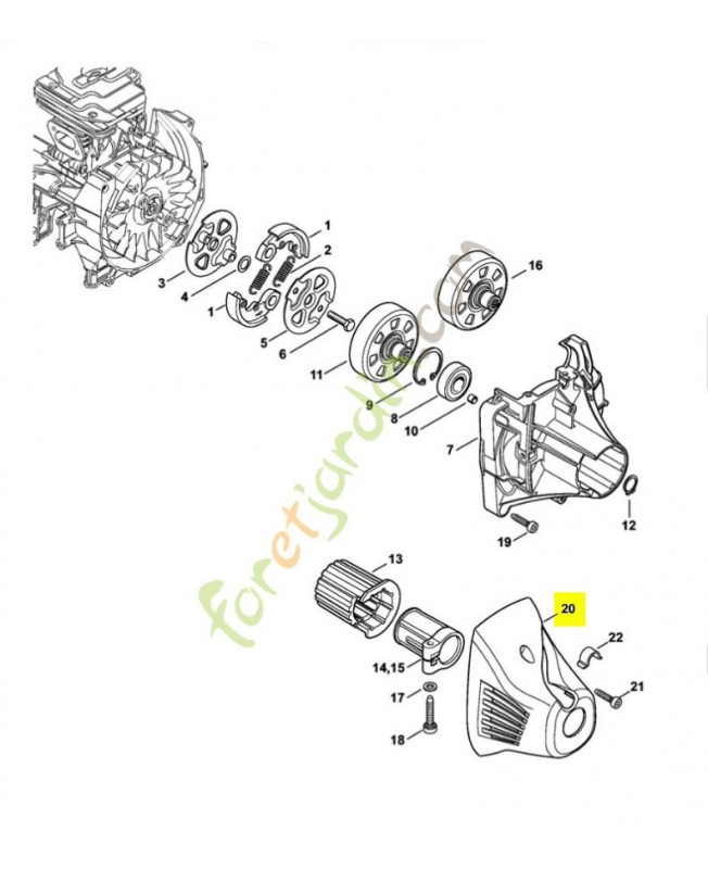 Recouvrement 4147-161-1201 - Pièce de détachée Sithl