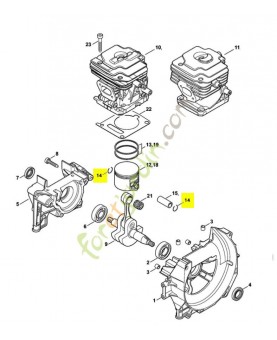 Jonc d’arrêt 9463-650-1100. Pièce de rechange Sithl / Vicking