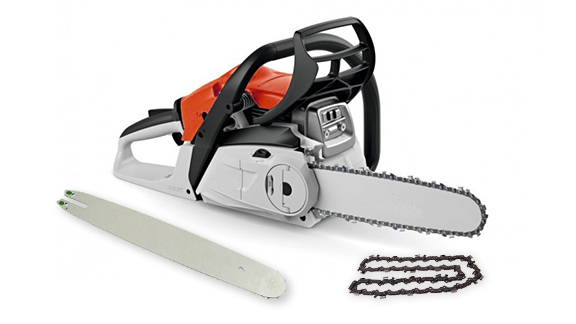 Tronçonneuses, chaines et guides